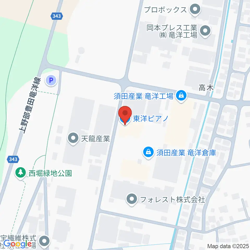 東洋ピアノ周辺のホテル一覧地図