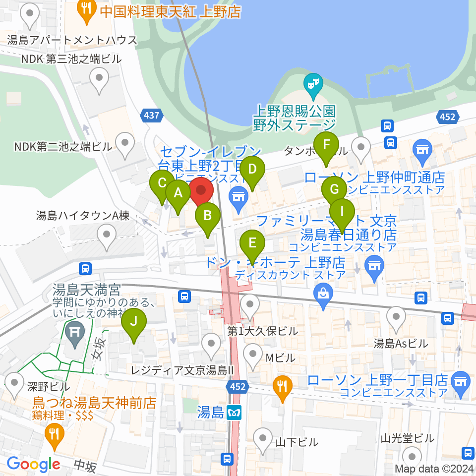 パールフルートギャラリー東京周辺のホテル一覧地図