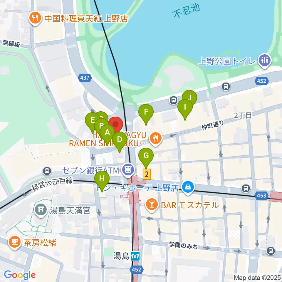 パールフルートギャラリー東京周辺のホテル一覧地図