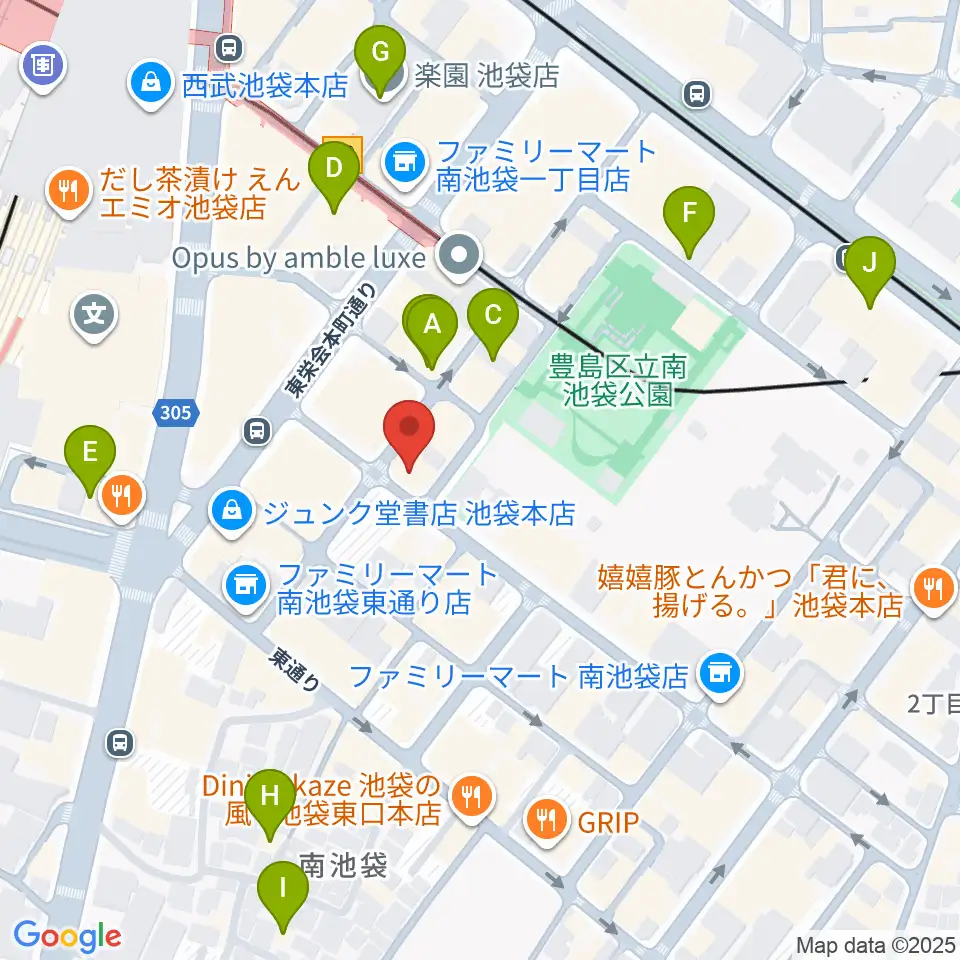 ミヤザワフルート アトリエ東京周辺のホテル一覧地図
