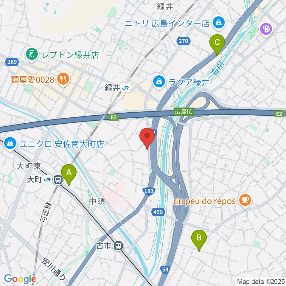 ホックミュージックグループ周辺のホテル一覧地図