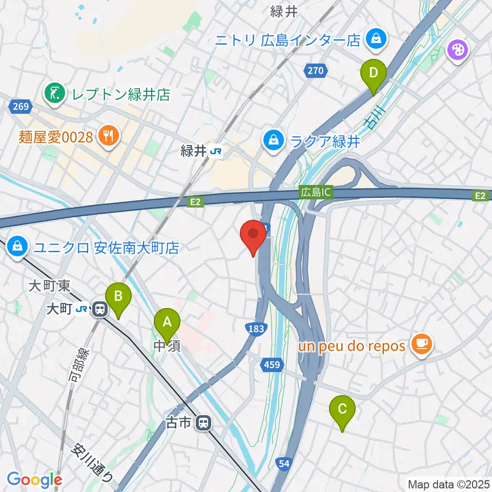 ホックミュージックグループ周辺のホテル一覧地図