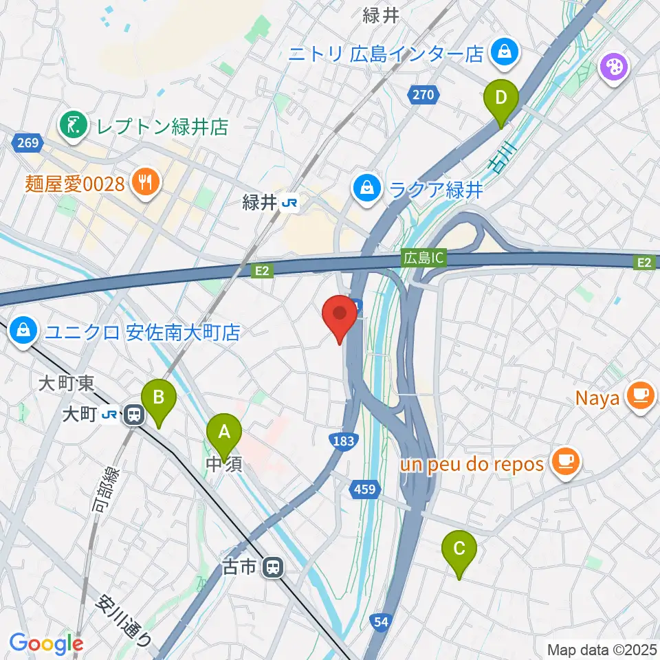 ホックミュージックグループ周辺のホテル一覧地図