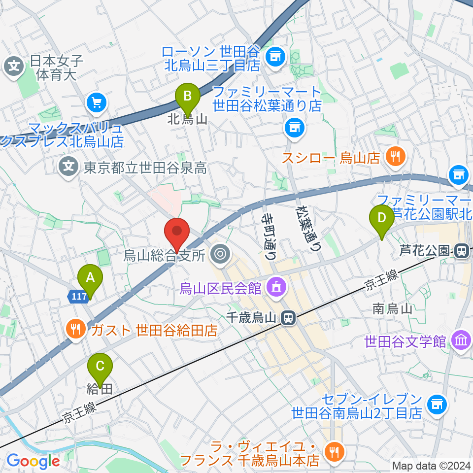 ベヒシュタイン・ジャパン本社ショールーム周辺のホテル一覧地図