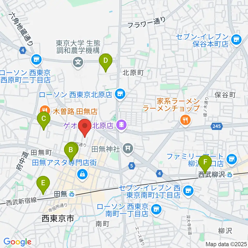 DCAKミュージックスクール周辺のホテル一覧地図