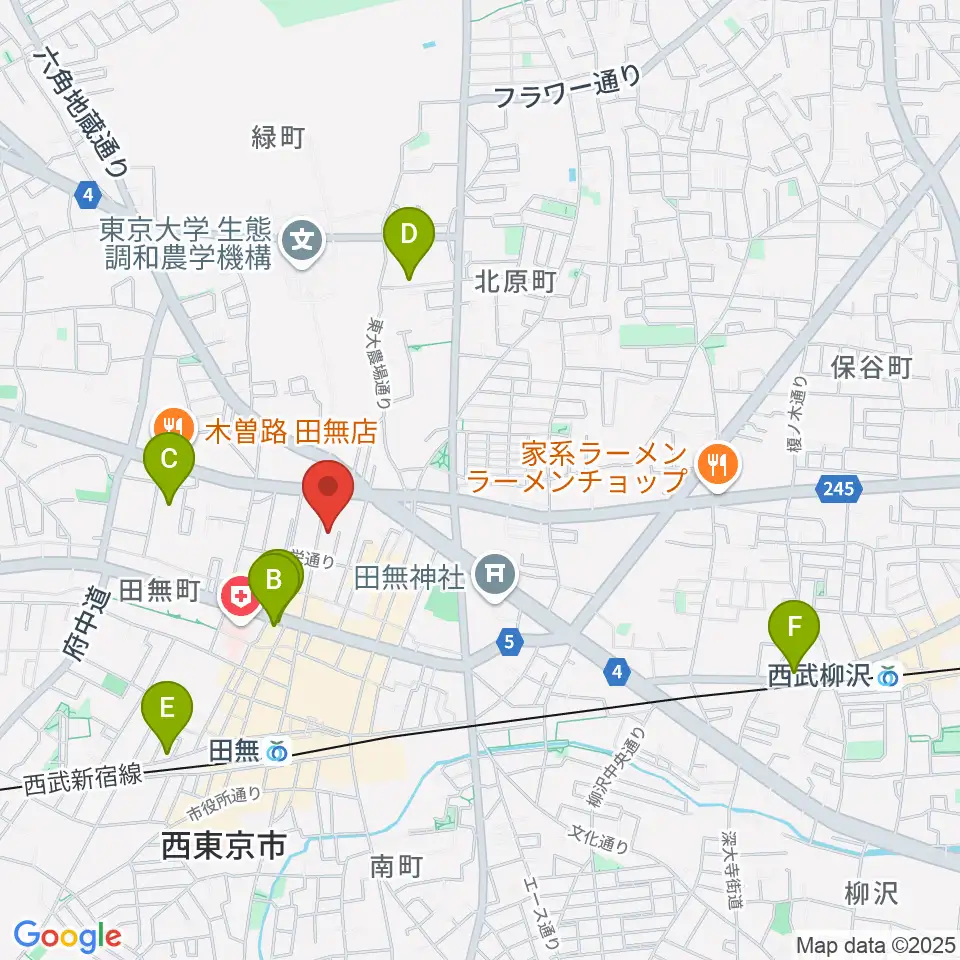 DCAKミュージックスクール周辺のホテル一覧地図