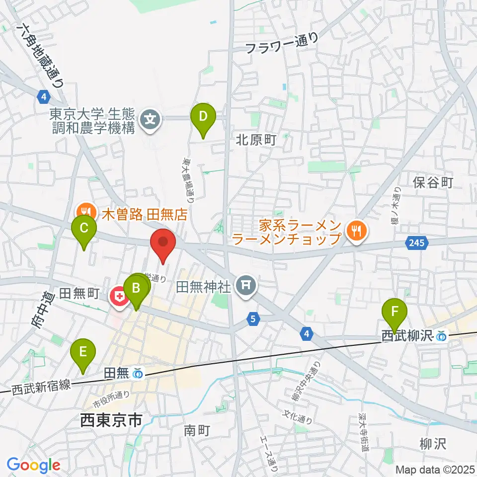 DCAKミュージックスクール周辺のホテル一覧地図