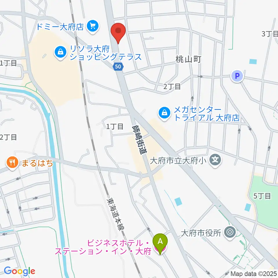 鈴木バイオリン製造株式会社周辺のホテル一覧地図