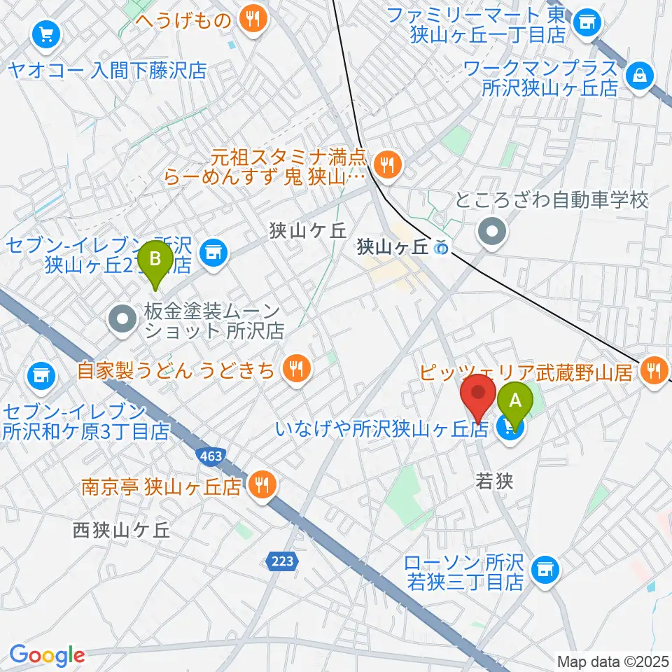 大久保ヴァイオリン工房周辺のホテル一覧地図