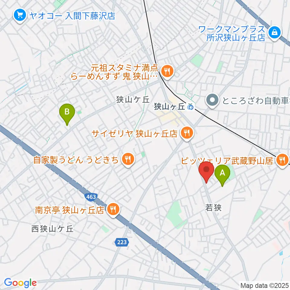 大久保ヴァイオリン工房周辺のホテル一覧地図