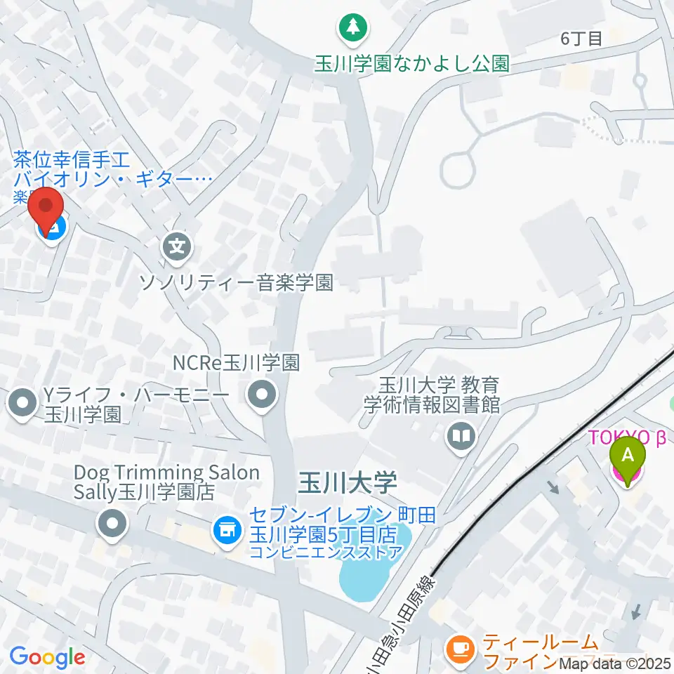 茶位ギター工房周辺のホテル一覧地図