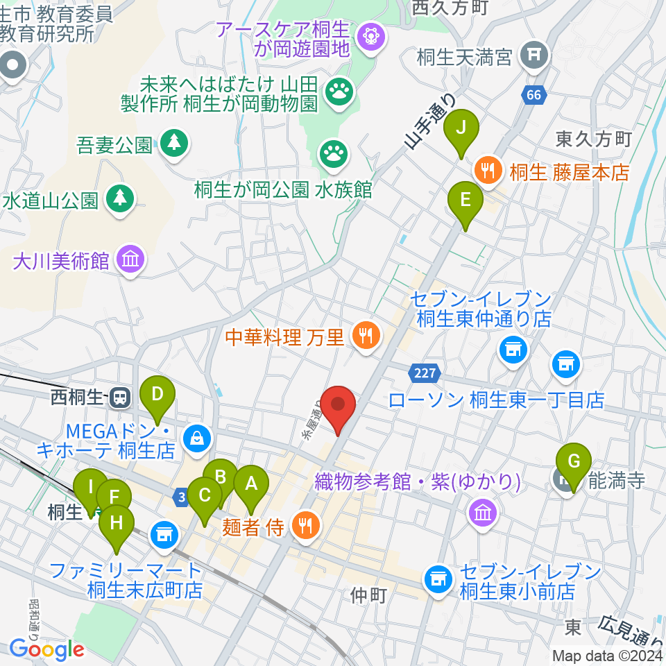 伊藤丈晃ヴァイオリン工房周辺のホテル一覧地図