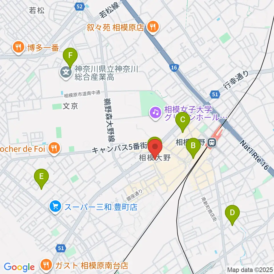 弦楽器タニカワ周辺のホテル一覧地図