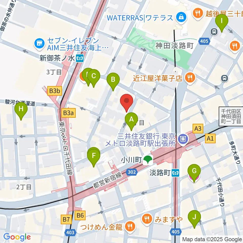 コチャバンバ東京店周辺のホテル一覧地図