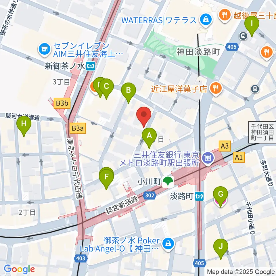 コチャバンバ東京店周辺のホテル一覧地図