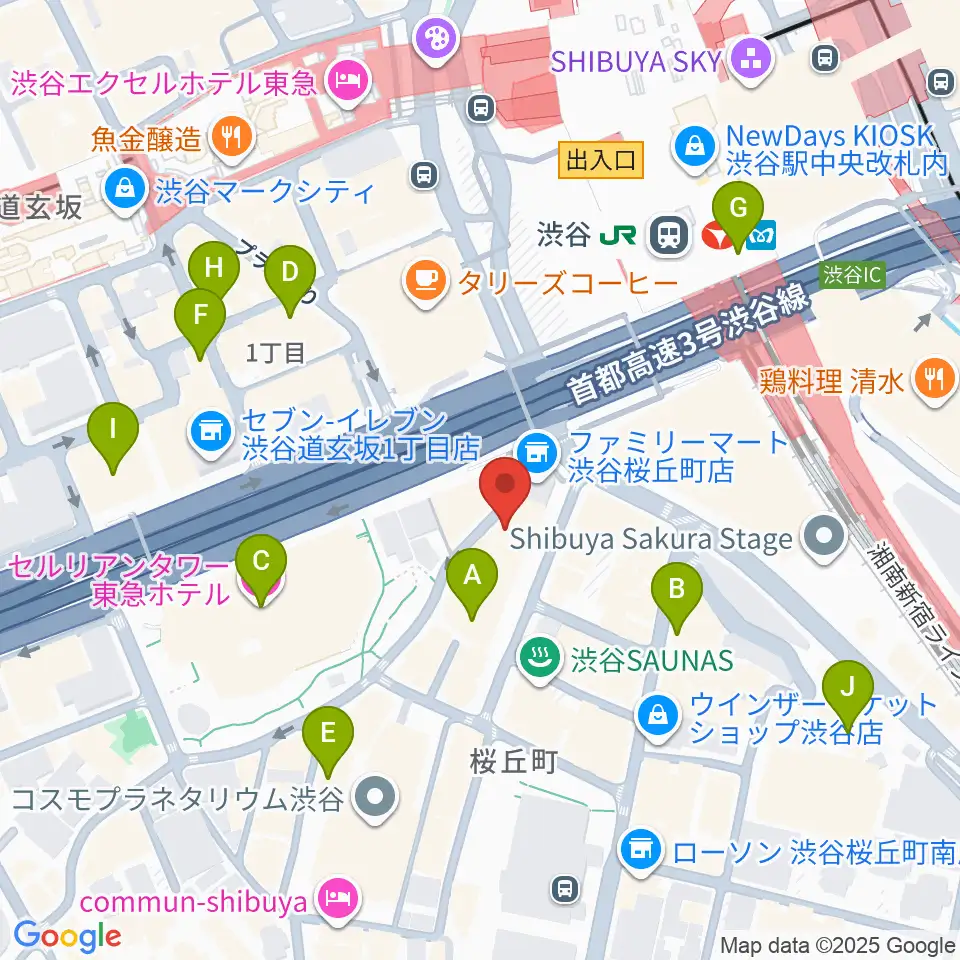 イケベアコーディオン教室周辺のホテル一覧地図