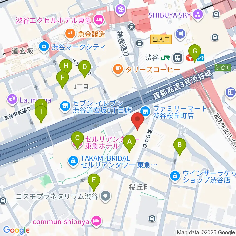 イケベアコーディオン教室周辺のホテル一覧地図