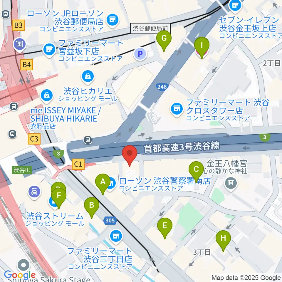 イケベ楽器店ウインドブロス周辺のホテル一覧地図