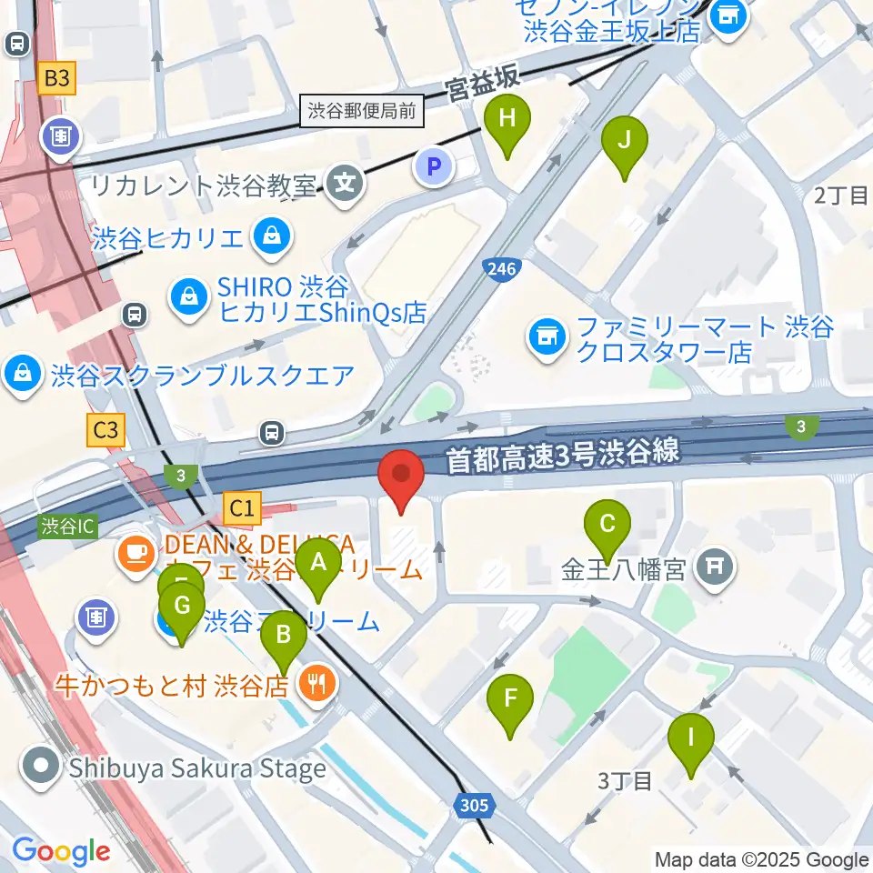 イケベ楽器店ウインドブロス周辺のホテル一覧地図