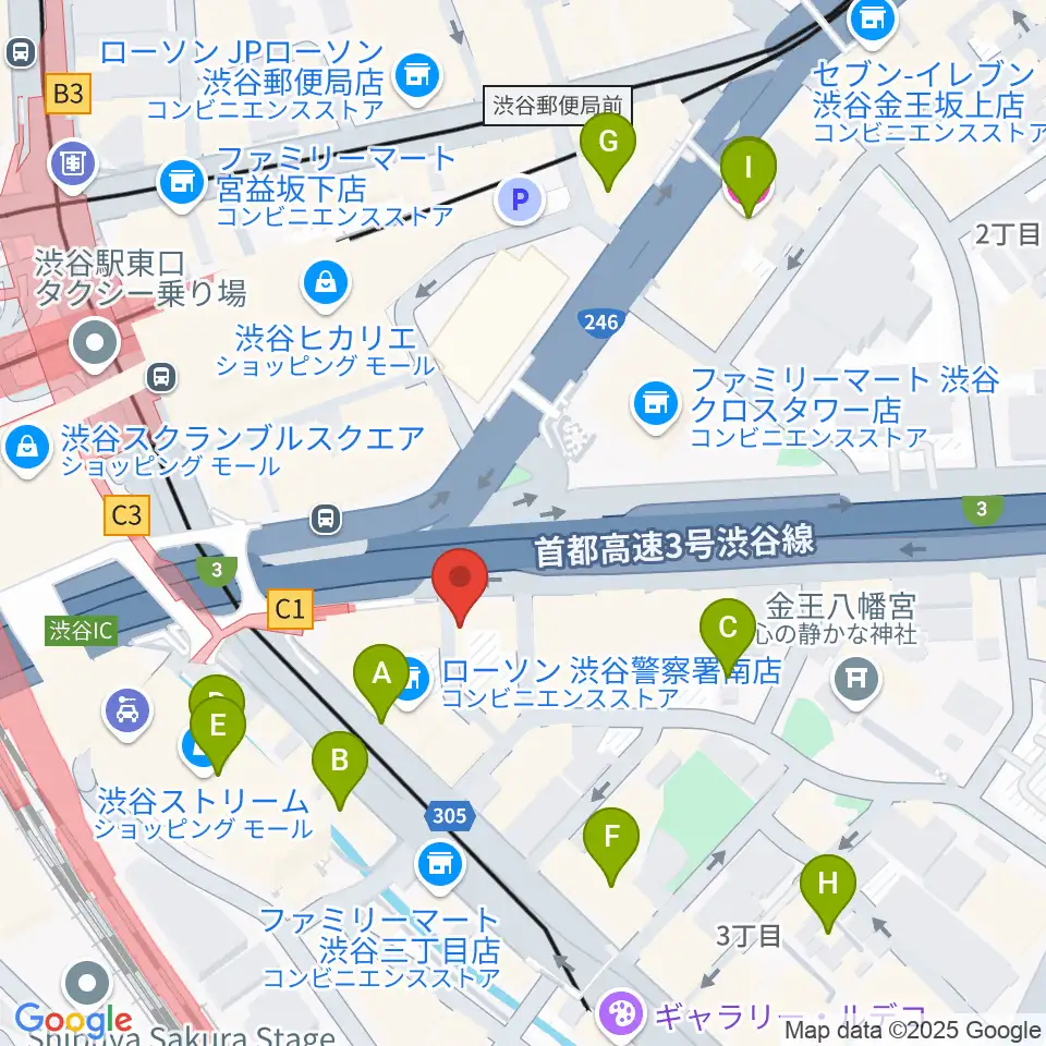 イケベ楽器店トランペットステーション周辺のホテル一覧地図