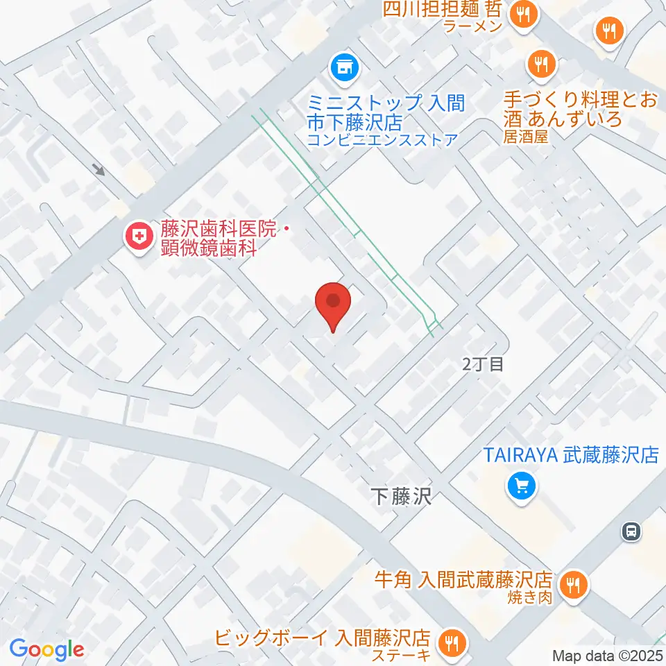 音楽教室ワンダートーン周辺のホテル一覧地図