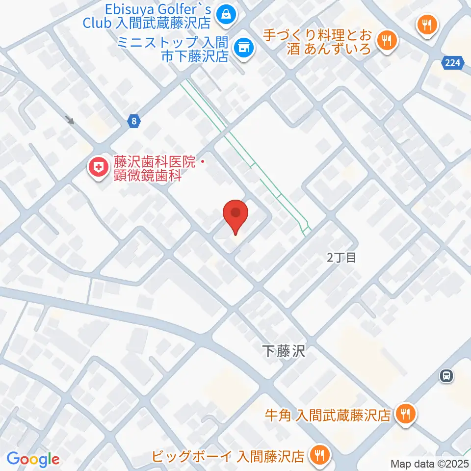 音楽教室ワンダートーン周辺のホテル一覧地図