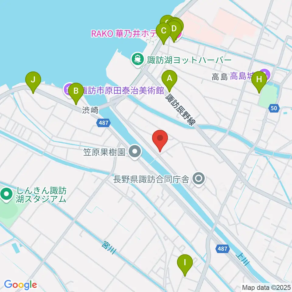 琴光堂和楽器店周辺のホテル一覧地図