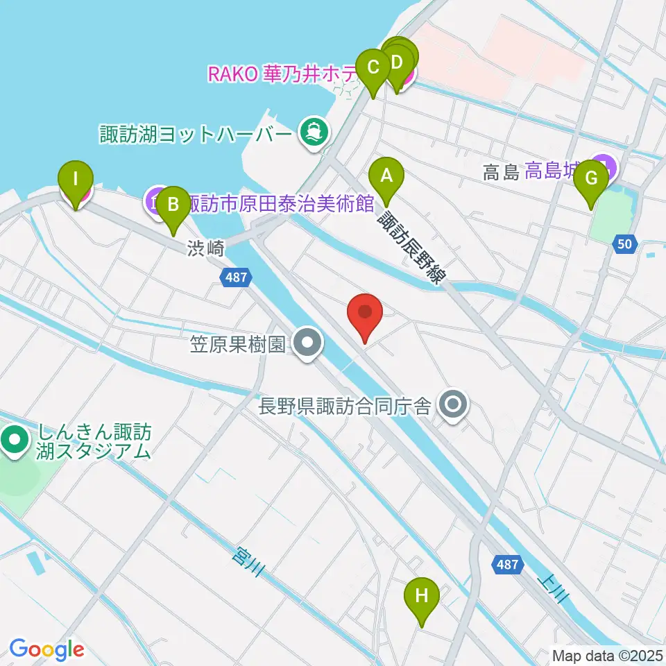 琴光堂和楽器店周辺のホテル一覧地図
