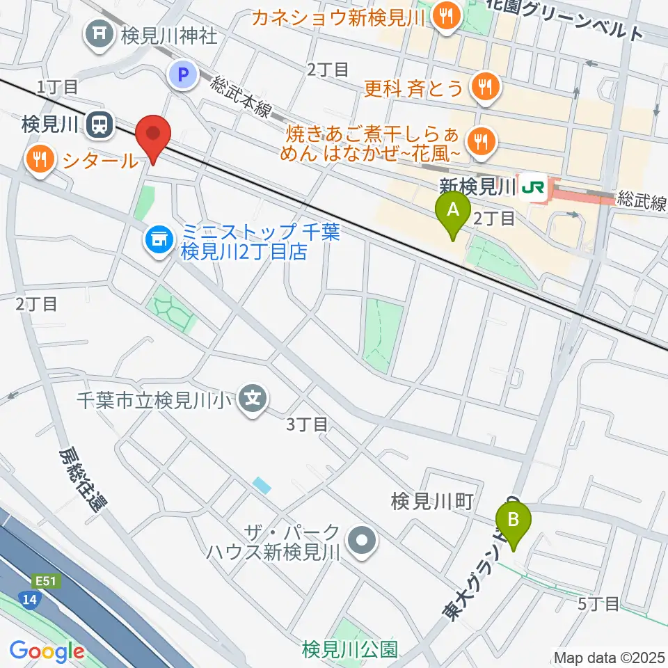 三味線駒吉周辺のホテル一覧地図