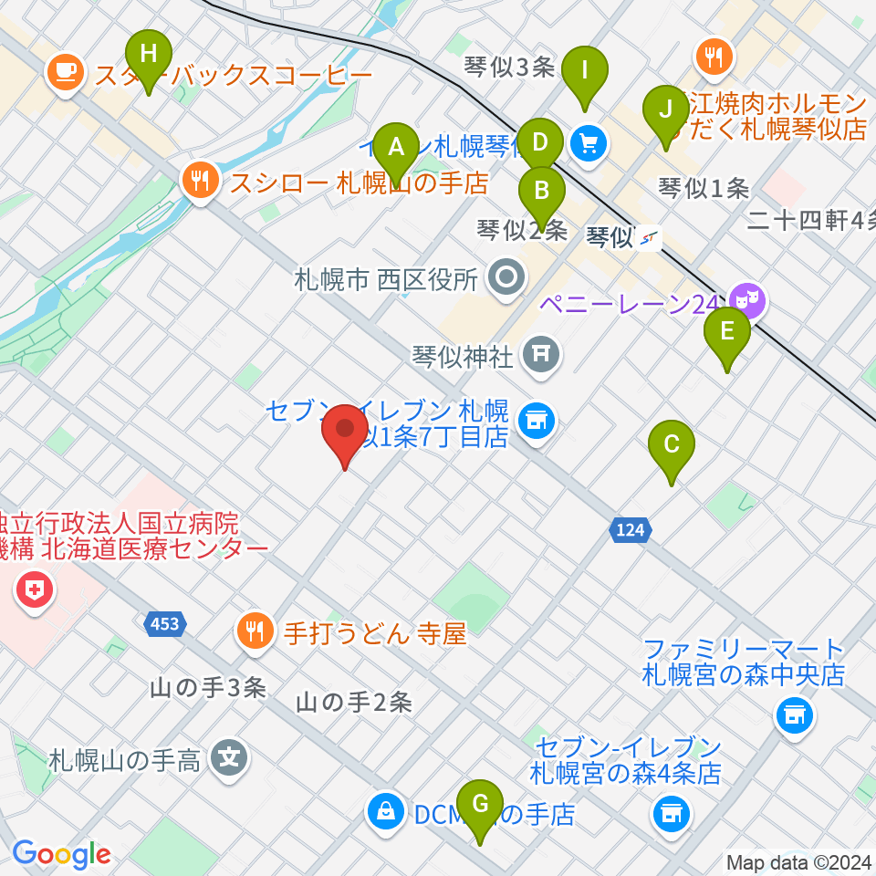 鈴木聡ヴァイオリン工房周辺のホテル一覧地図