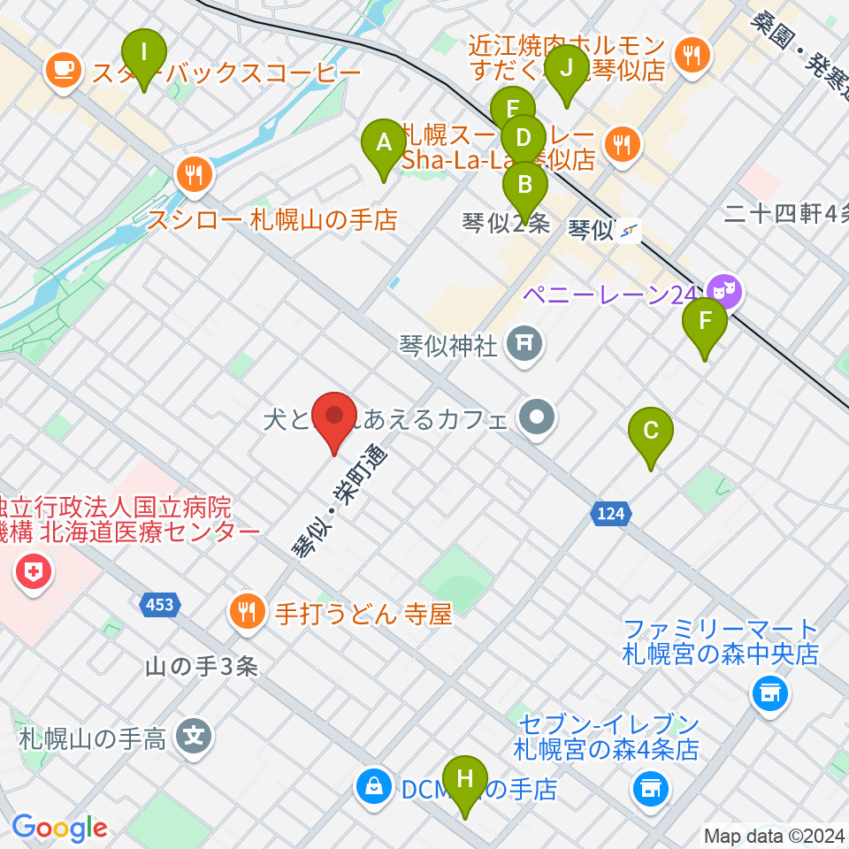 鈴木聡ヴァイオリン工房周辺のホテル一覧地図