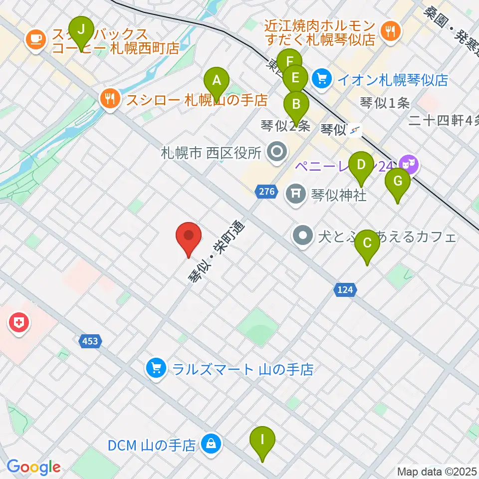 鈴木聡ヴァイオリン工房周辺のホテル一覧地図