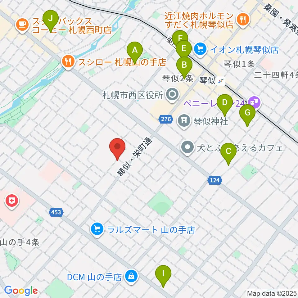 鈴木聡ヴァイオリン工房周辺のホテル一覧地図
