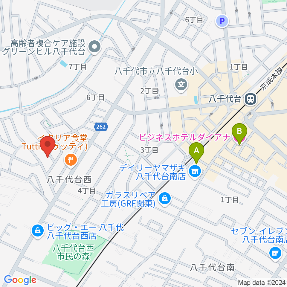 スズキ・メソード 印田クラス周辺のホテル一覧地図