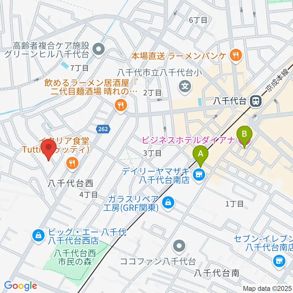 スズキ・メソード 印田クラス周辺のホテル一覧地図