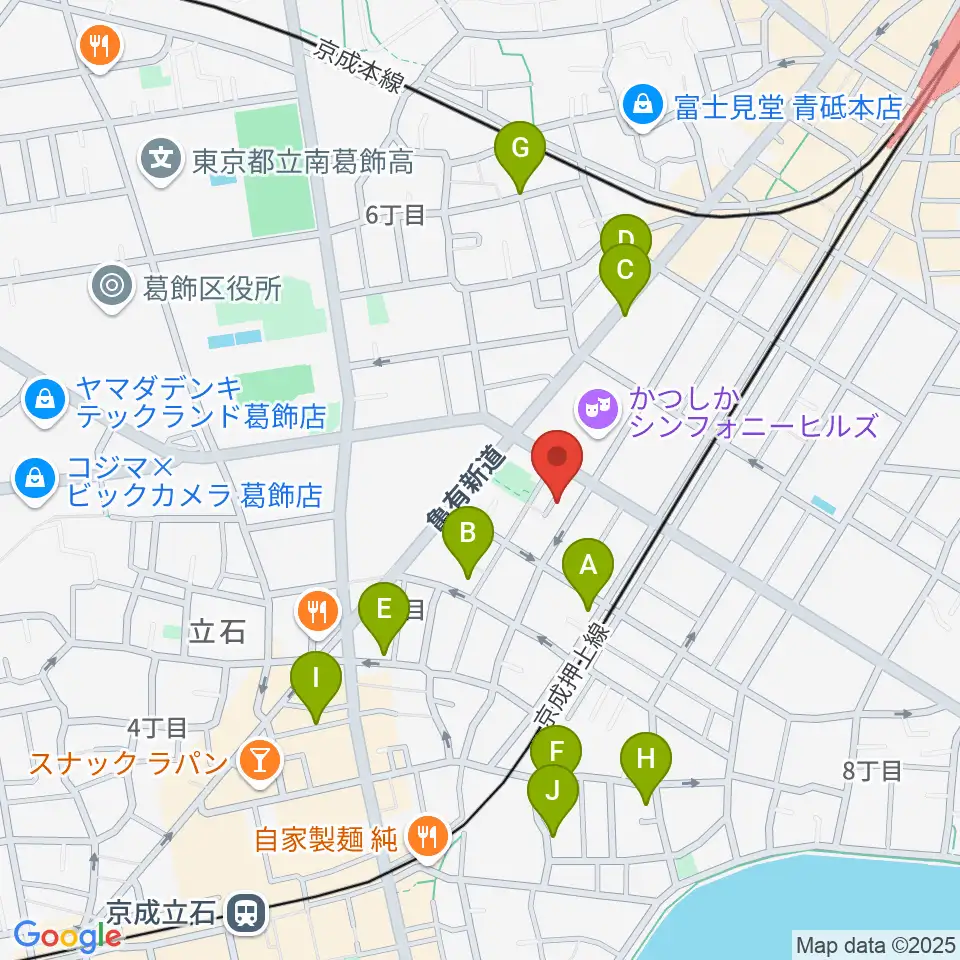 菊岡 中むら周辺のホテル一覧地図