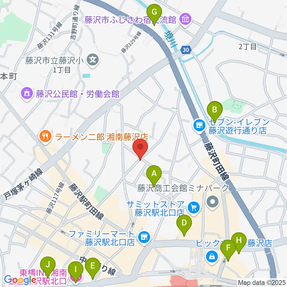 どるちぇ音楽教室レンタルスタジオ周辺のホテル一覧地図