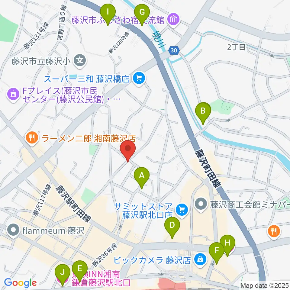 どるちぇ音楽教室レンタルスタジオ周辺のホテル一覧地図