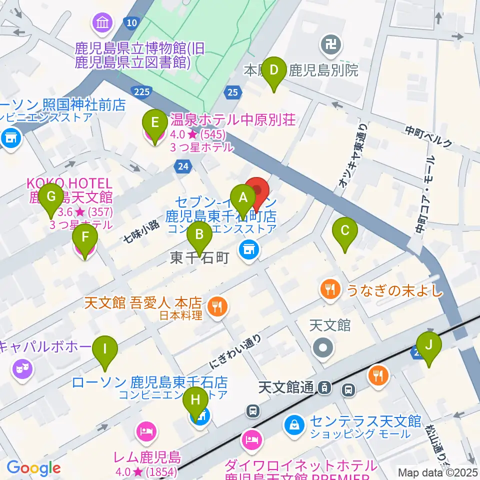 IFF STUDIO周辺のホテル一覧地図