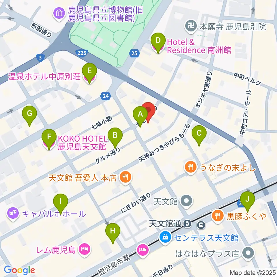 IFF STUDIO周辺のホテル一覧地図