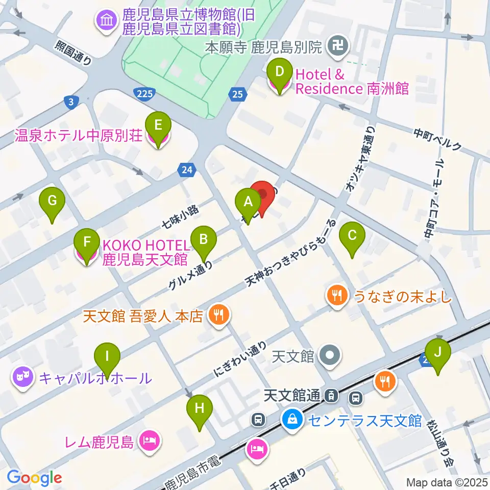 IFF STUDIO周辺のホテル一覧地図