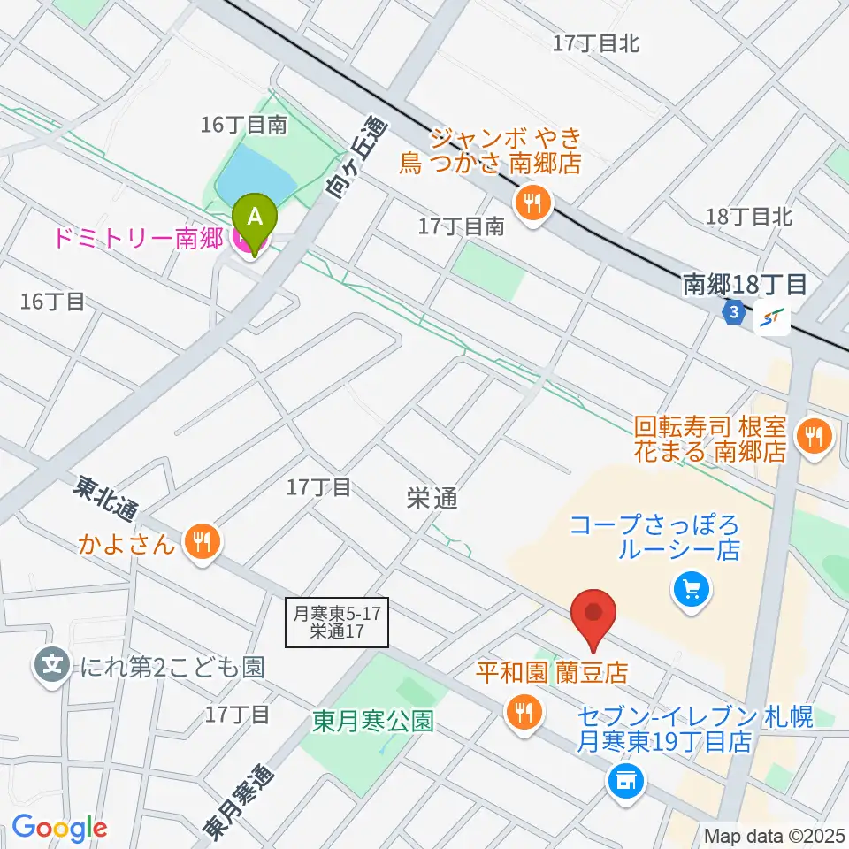 井上ピアノ調律事務所周辺のホテル一覧地図