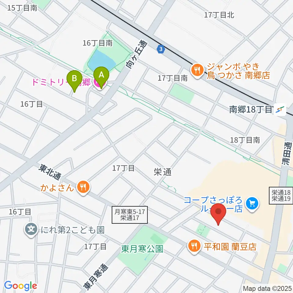 井上ピアノ調律事務所周辺のホテル一覧地図