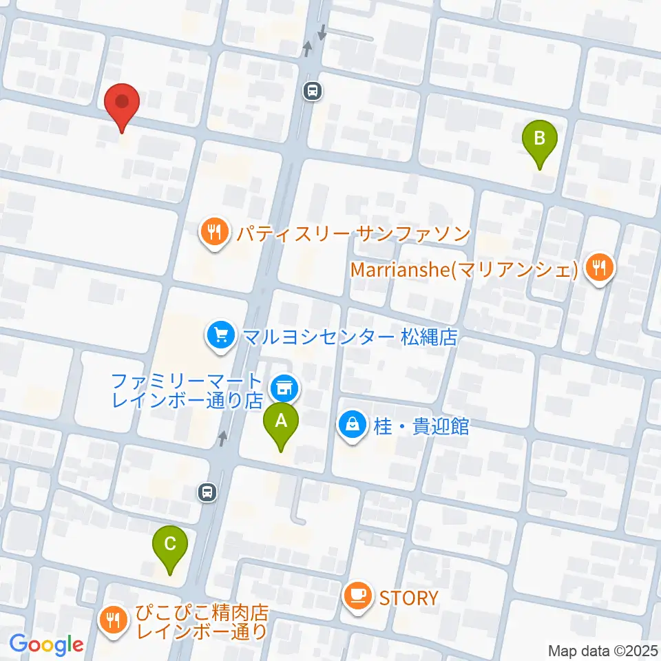 M-studio周辺のホテル一覧地図