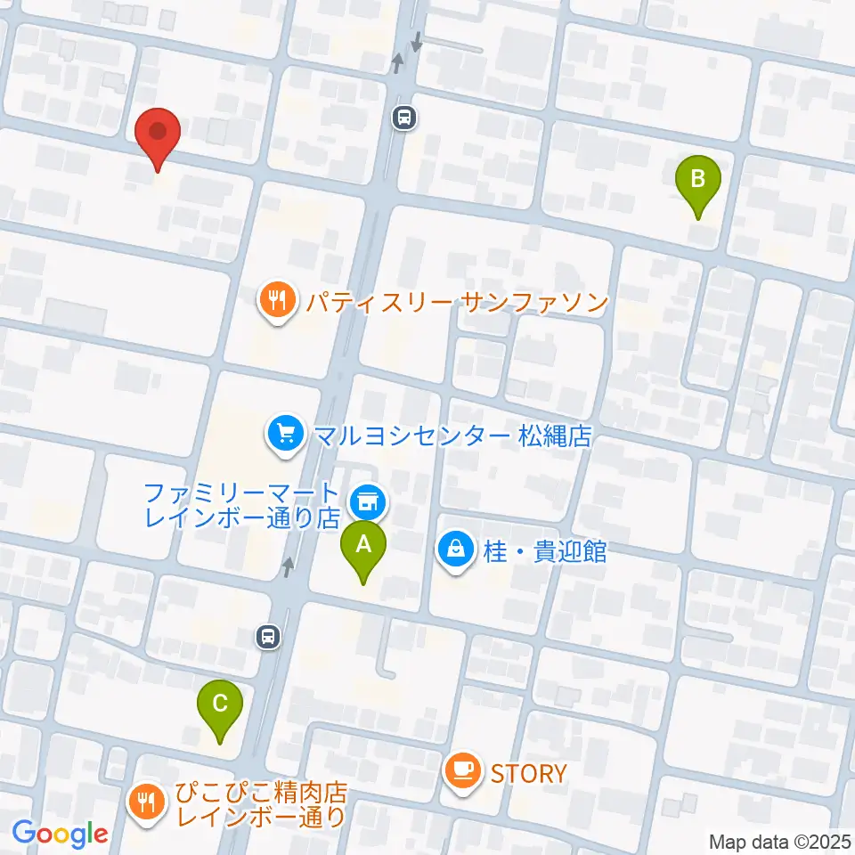 M-studio周辺のホテル一覧地図