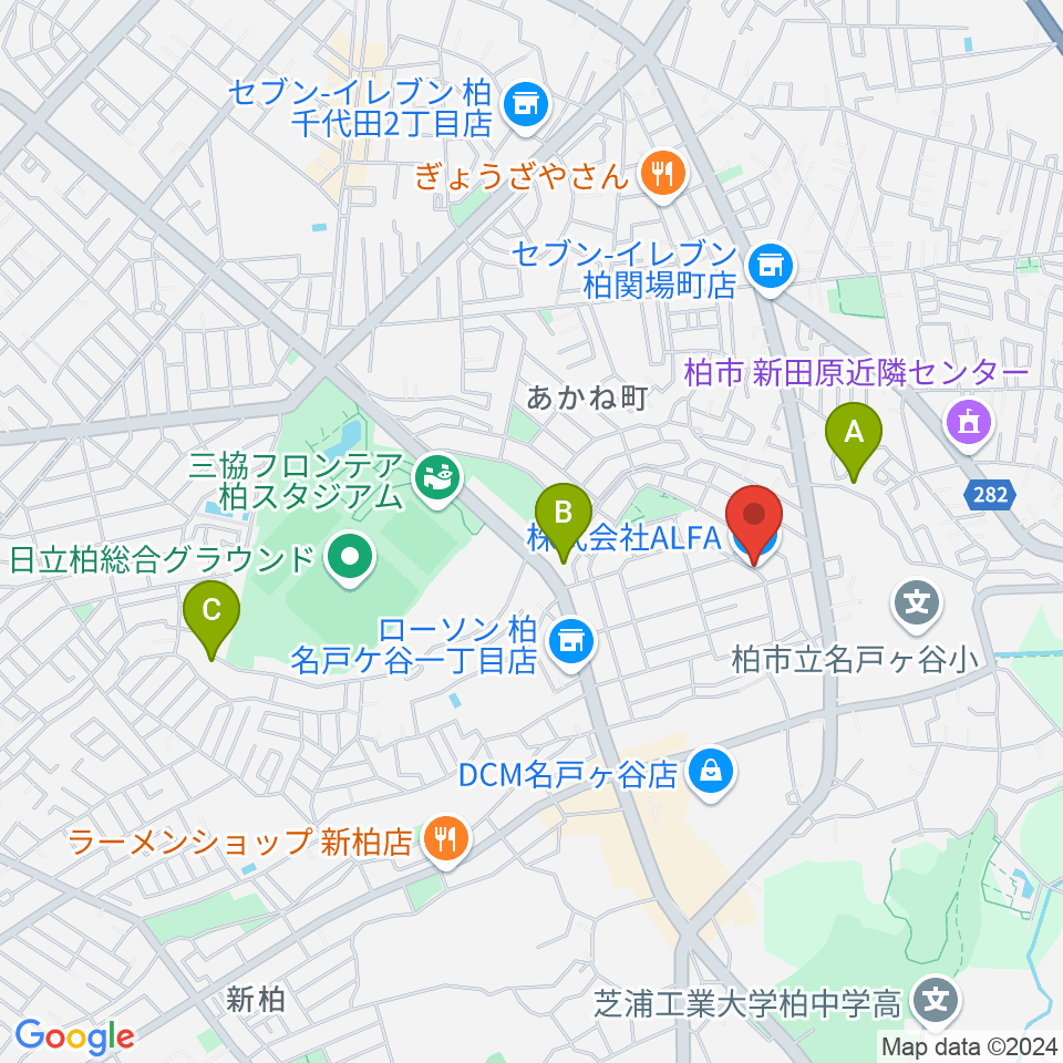 インターネットラジオ局ALFA周辺のホテル一覧地図