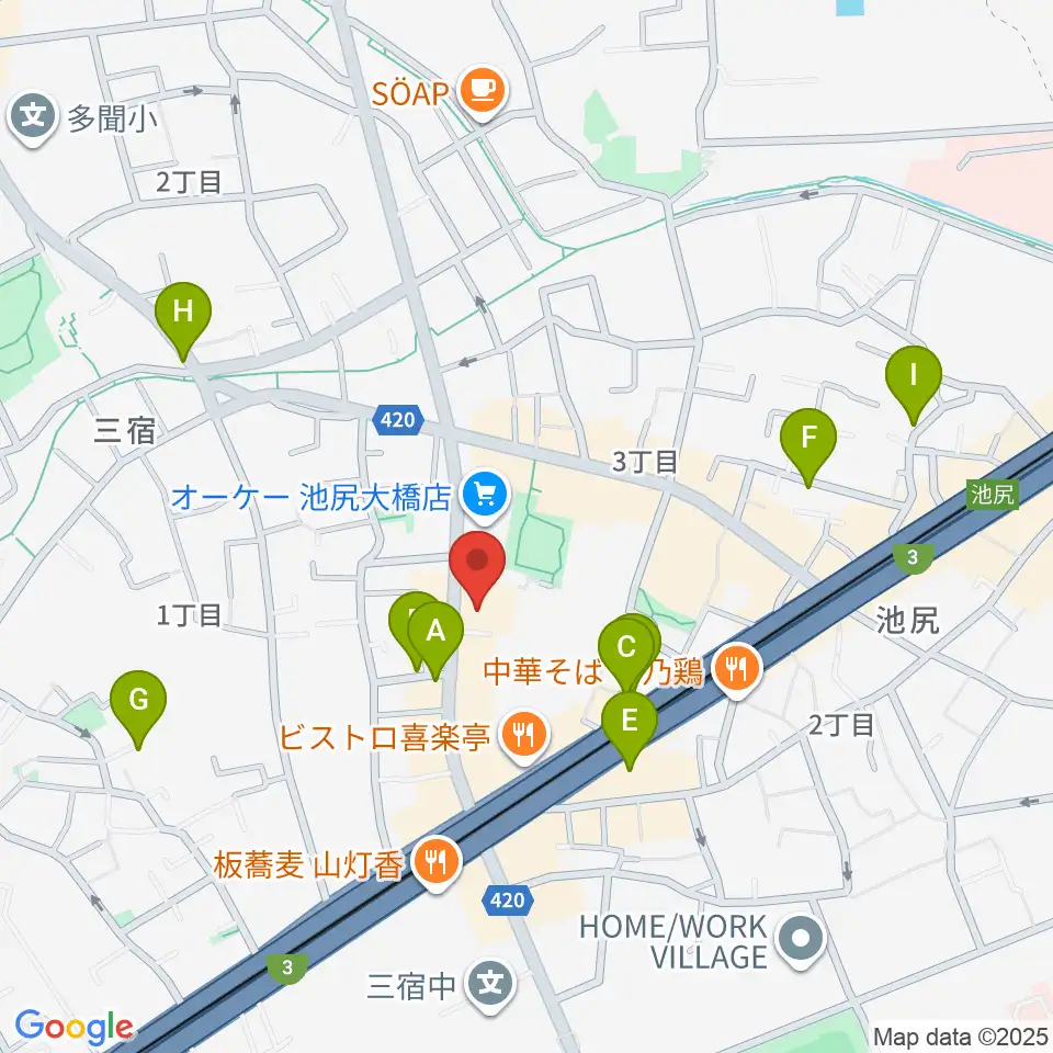 KMAパラダイスホール周辺のホテル一覧地図