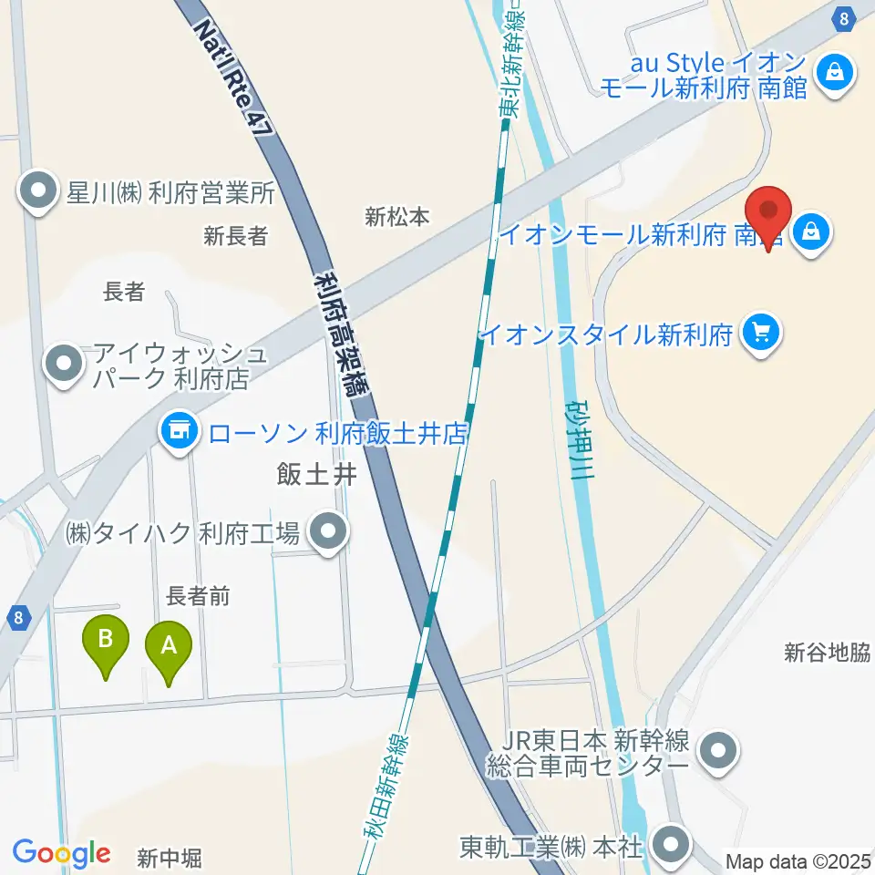 島村楽器イオンモール新利府 南館店周辺のホテル一覧地図