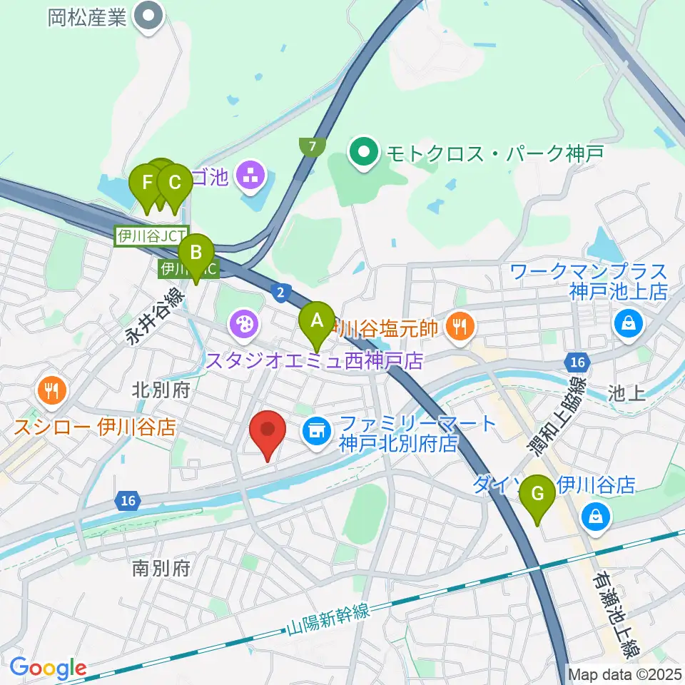 音楽広場Sound-Scape周辺のホテル一覧地図