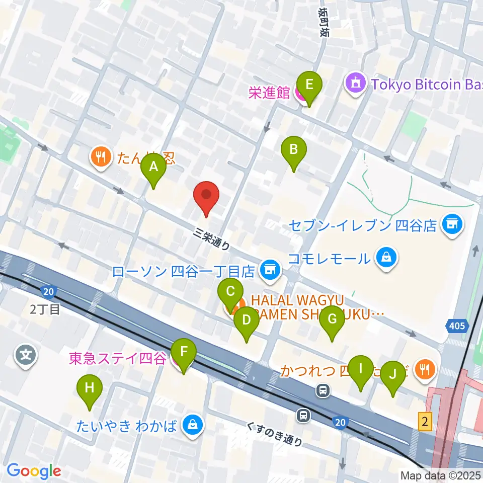 四ツ谷サウンドクリークドッポ周辺のホテル一覧地図